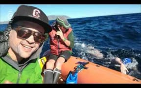 12 year old becomes youngest to swim Cook Strait: RNZ Checkpoint