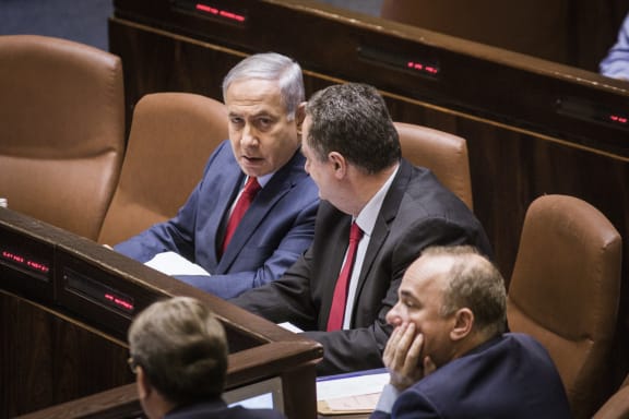 Benjamin Netanyahu, Prime Minister of Israel, attends a Knesset meeting.