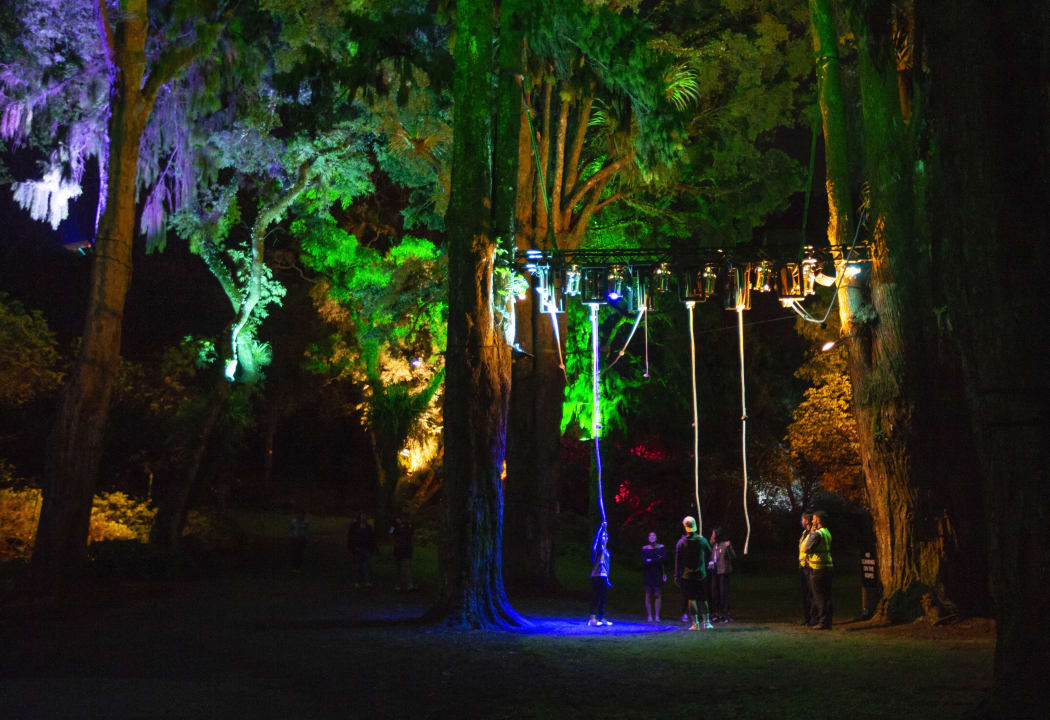TSB Festival of Lights at Pukekura Park in New Plymouth.