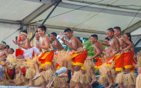 St Paul's Samoan group perform at Polyfest, 2018