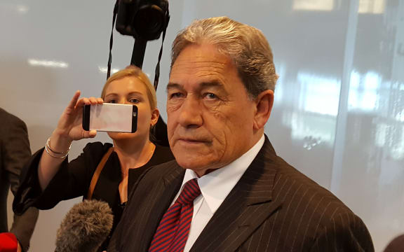 Winston Peters arrives at Wellington Airport, as he prepares to hold the first caucus meeting of his MPs after the election.