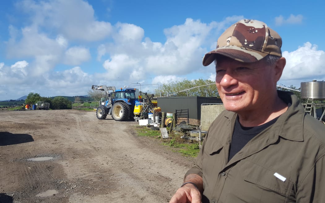 Northland river campaigner Millan Ruka on the paper road.