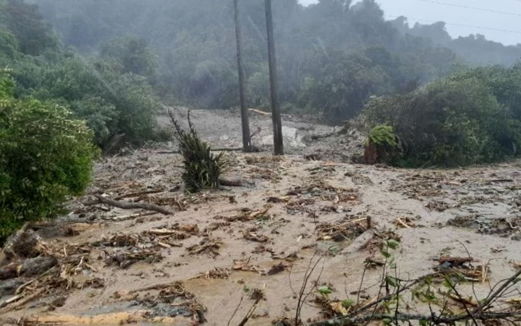 Work on State Highway 6 on West Coast after heavy rain