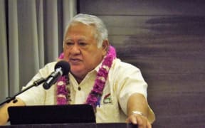 Samoa PM, Tuilaepa addresses members of the cybercrime delegation