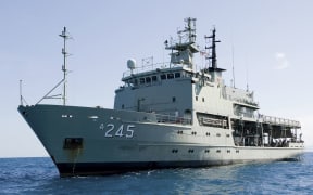 The HMAS Leeuwin is the first Australian Navy vessel to visit Fiji in eight years