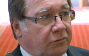 Murray McCully talking to reporters at Parliament on Monday.