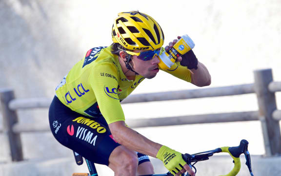 Primoz Roglic on Tour de France.