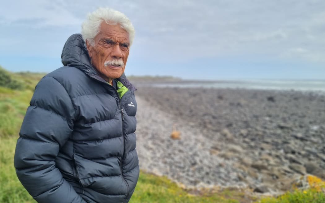 Mahara Okeroa was instrumental in establishing a customary rāhui on the taking of seafood along the coast between New Plymouth and Ōpunake in 2022.