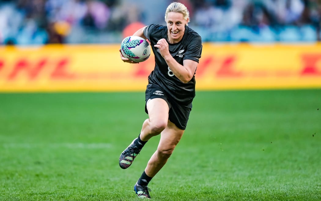 Kelly Brazier of New Zealand during the Rugby World Cup Sevens South Africa 2022.