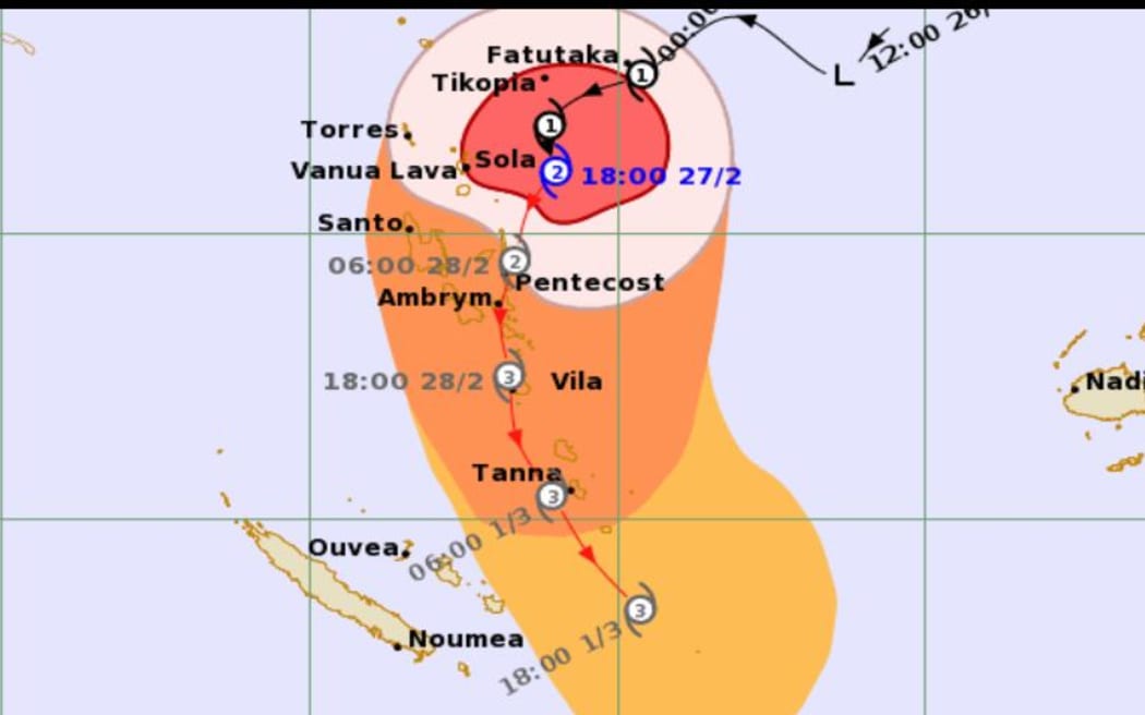 Vanuatu Cyclone Judy strengthens to category 3 with destructive