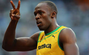 The Jamaican world sprint champion Usain Bolt.