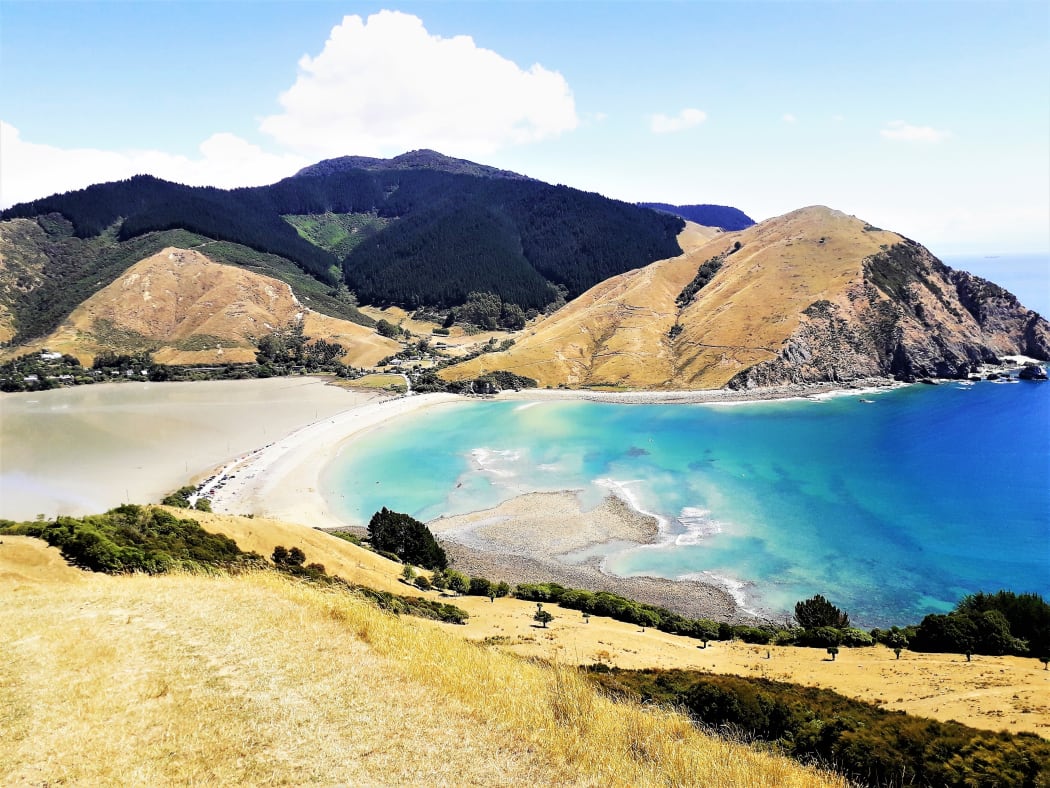 The view of Cable Bay from Pepin Island.