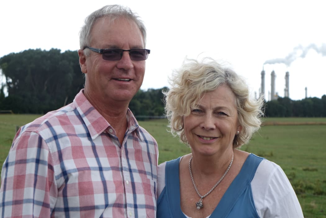 South Taranaki couple Philip and Ainsley Luscombe say almost half of their 200 hectare farm will fall into buffer zones.