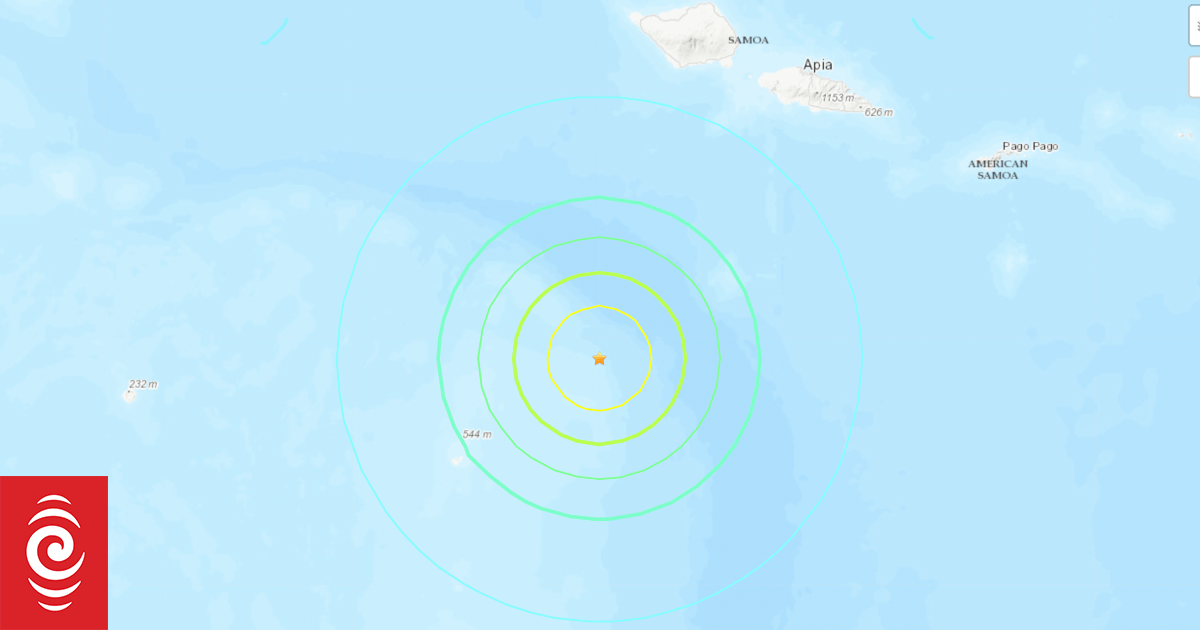 Levantan alerta de tsunami tras terremoto de 6,7 en Samoa
