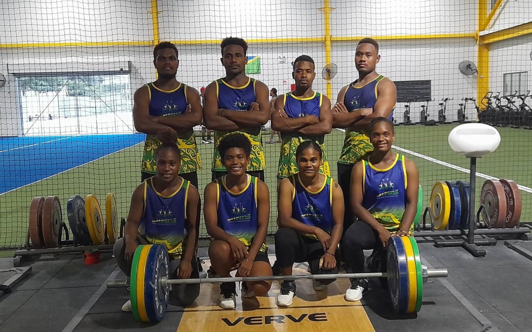 Solomon Islands 'Team Weightlifting' athletes are in Australia.