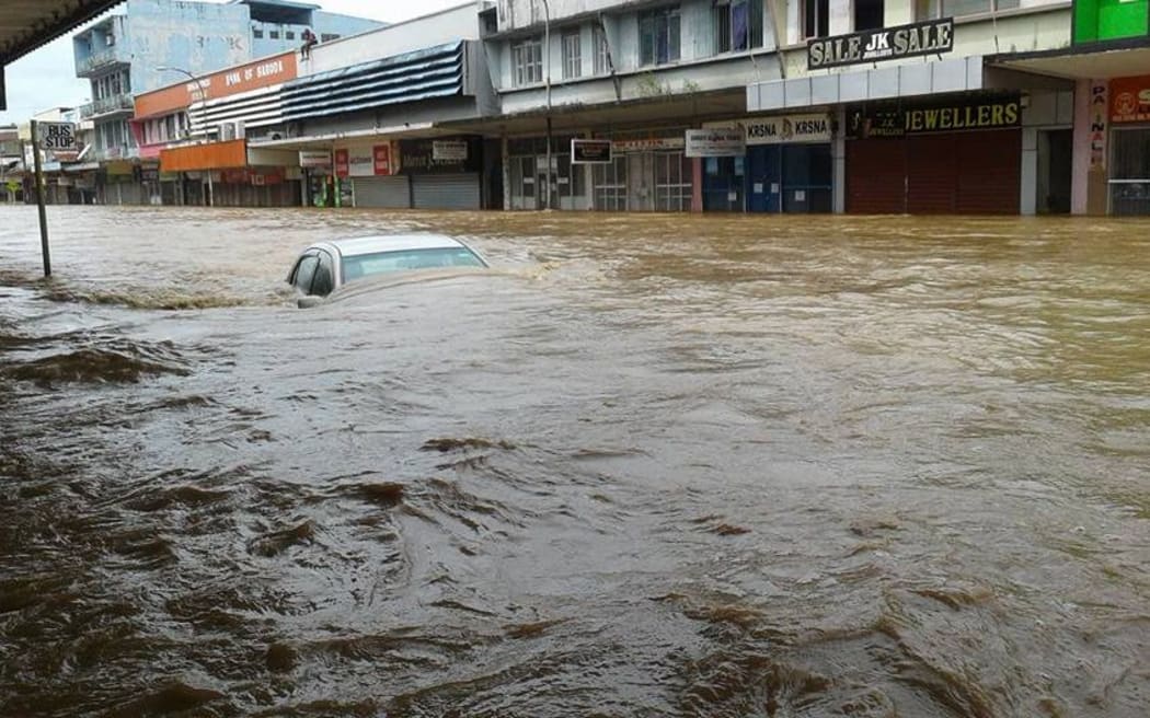 Major flooding in Ba, Fiji.