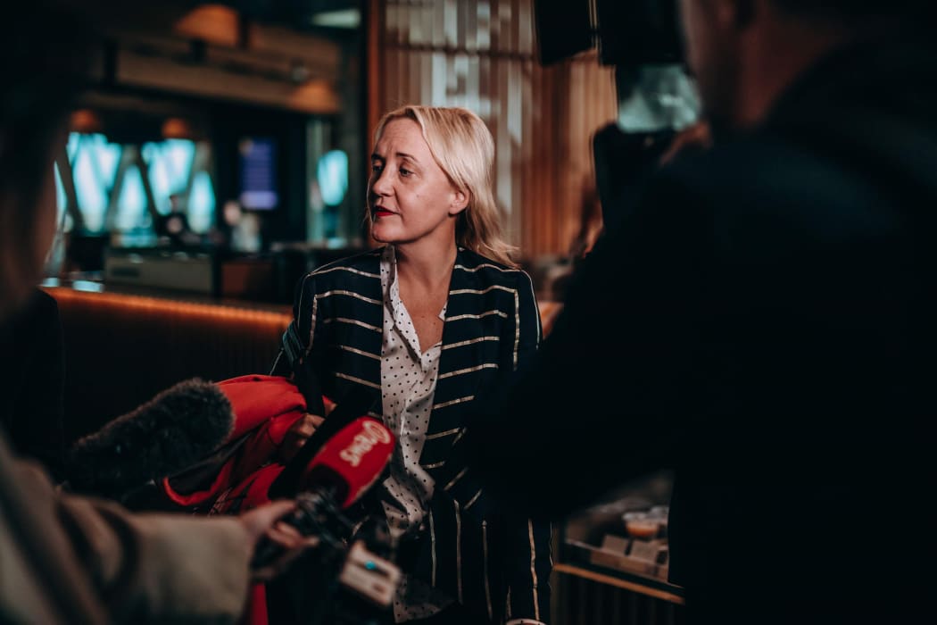 Auckland Central MP Nikki Kaye the day before a vote on the National Party's leadership. She is understood to be running on a ticket with Todd Muller.