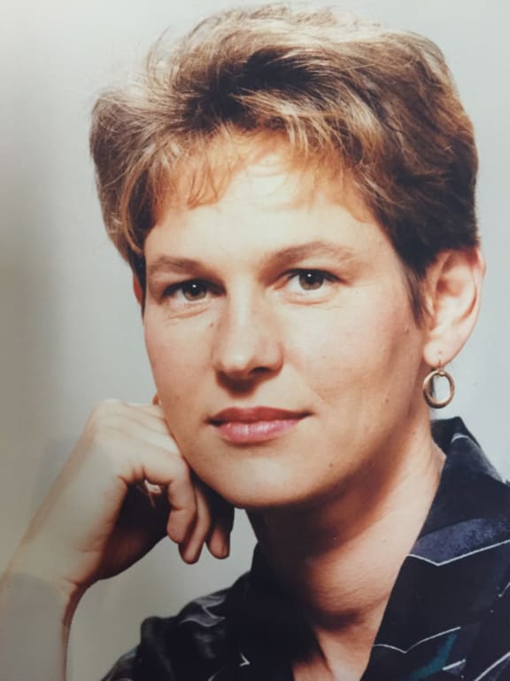 Eva Radich's first publicity shot, taken at Avalon Studios when she first joined the RNZ ranks