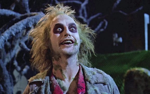 Movie still from the 1988 comedy Beetlejuice featuring Michael Keaton