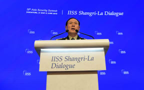 China's Defence Minister Wei Fenghe attends the IISS Shangri-La Dialogue summit in Singapore on June 2, 2019.