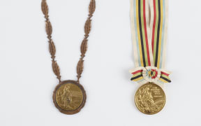 Peter Snell's gold medals from the Rome and Tokyo Olympics (1960 and 1964)