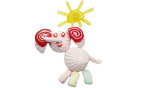 Elephant made of sweets