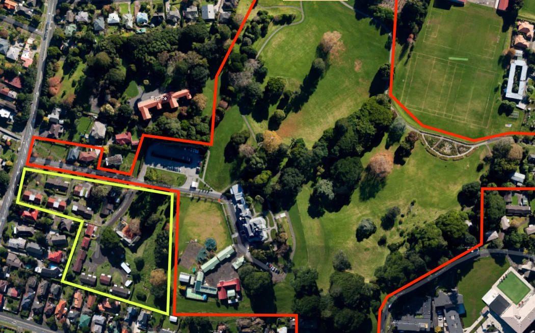 The council plans to add the yellow-bordered Liston Village to the red-bordered Monte Cecilia Park.
