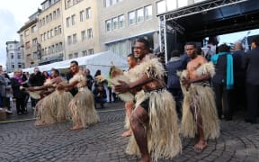 Fijian dancers at the opening of the COP 23 conference.