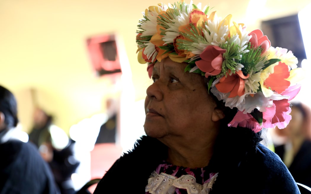 Government officials, Pacific community representatives and Ngāti Whātua Ōrākei gathered at Ōrākei marae in Auckland for the one-year anniversary of the Dawn Raids apology.