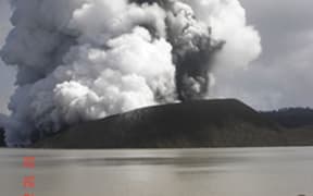 A file photo of Ambae Volcano, Vanuatu