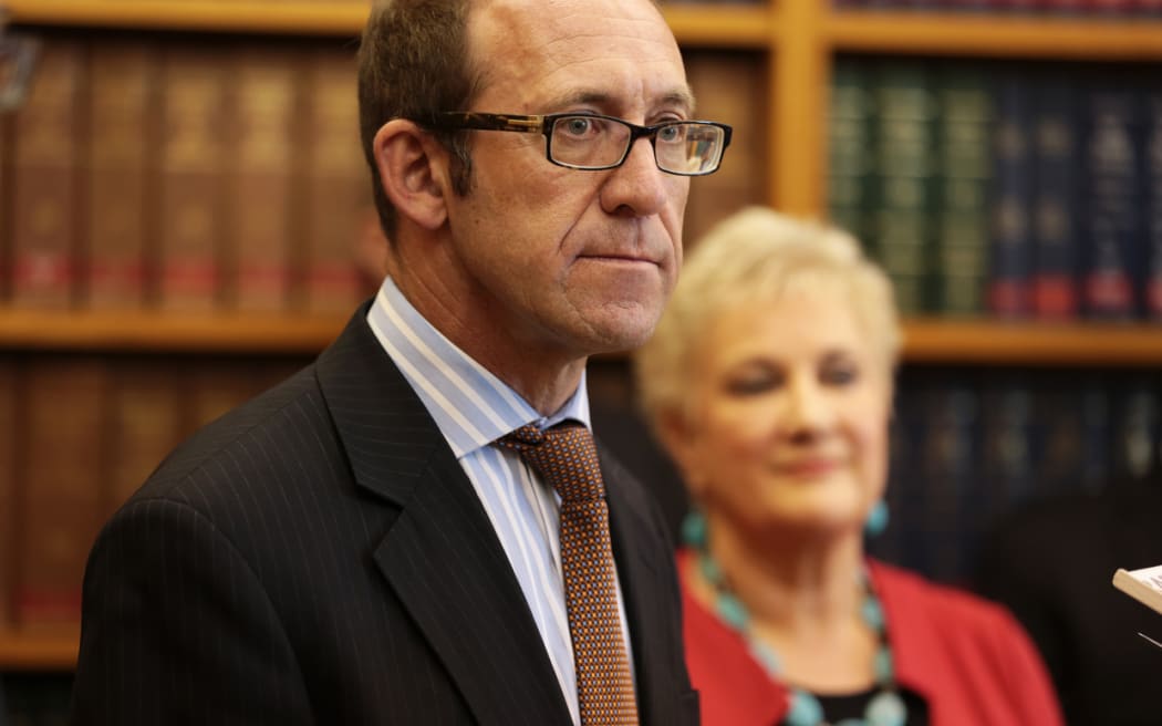 Labour Party leader Andrew Little (left) and new deputy Annette King.