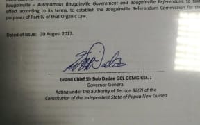 Bougainville Referendum Commission Charter