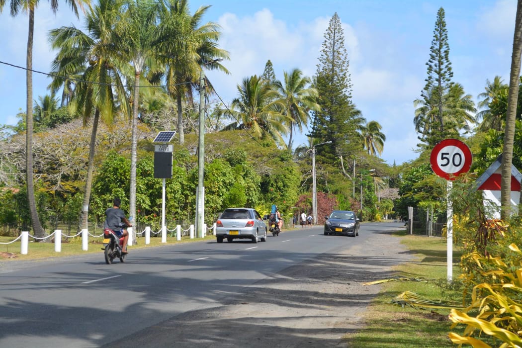 First set of radar speed signs installed in Rarotonga
