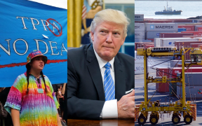 US President Donald Trump has formally withdrawn his country from the Trans-Pacific Partnership.