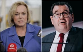 National Party leader Judith Collins and Labour's Grant Robertson