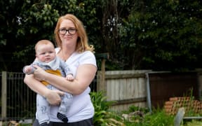 Melissa Maynard and her 8-month-old son Emmerson, who was conceived using donor sperm sourced on the internet.