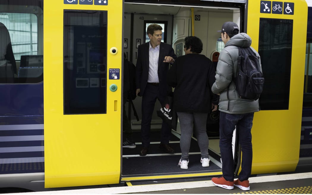 John Campbell at Papakura Train Station.