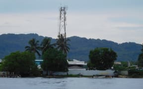 Telikom PNG tower in Buka