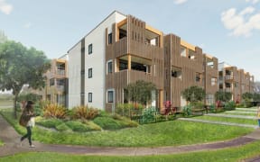 An artist's impression of some of the 10,000 proposed homes in the Mangere redevelopment.