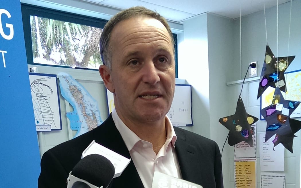John Key talking to the media about the GCSB and poverty.