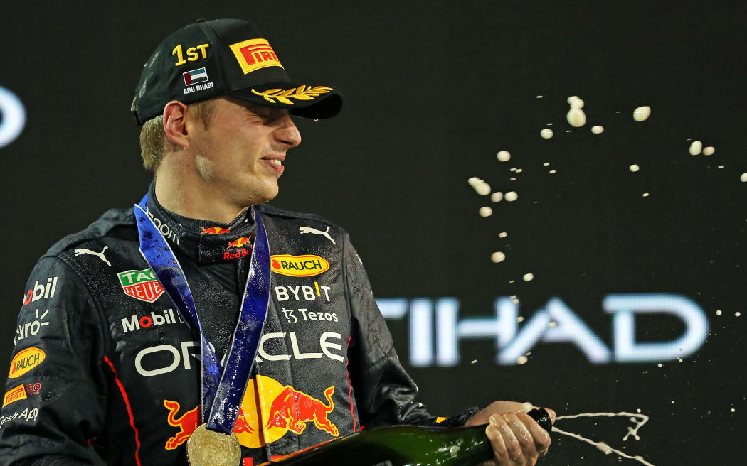 2022 Abu Dhabi Grand Prix winner Max Verstappen