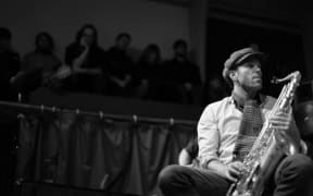 Lucien Johnson onstage