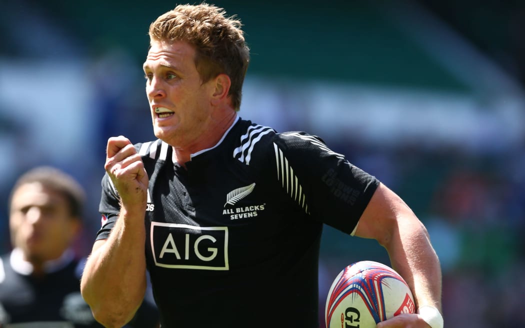 New Zealand's Scott Curry in action in London.