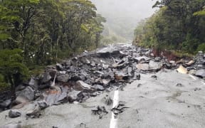 Milford Rd State Highway 94 is expected to be blocked for several days because of flooding and slips.