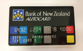 An image of one of the very first Bank of New Zealand EFTPOS cards.