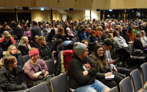 About 600 people attended a free te reo class in Christchurch last night.