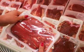 Packaged meat in the supermarket. (file)
