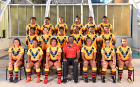 The PNG Orchids team to face Fiji in the 2019 Pacific Test Invitational.