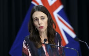 Prime Minister Jacinda Ardern speaks to media during a Covid-19 update conference at Parliament on May 12, 2020 in Wellington, New Zealand.