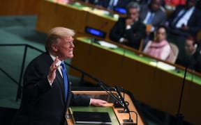 US President Donald Trump addresses UN General Assembly, saying America would "totally destroy" North Korea if forced to defend itself or its allies.